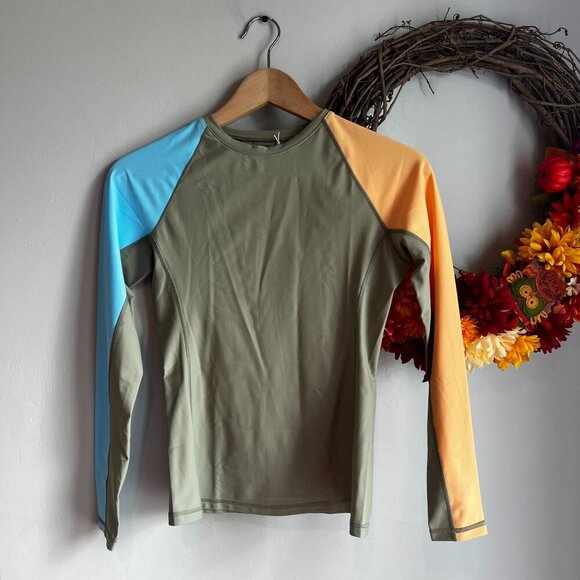 prAna Womens Baja Bound Rashguard XTRA-SMALL XS in Black Long Sleeve - Picture 1 of 8